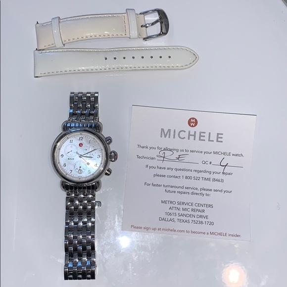Michele CSX Chronograph Sail Watch 18mm Stainless main image 4